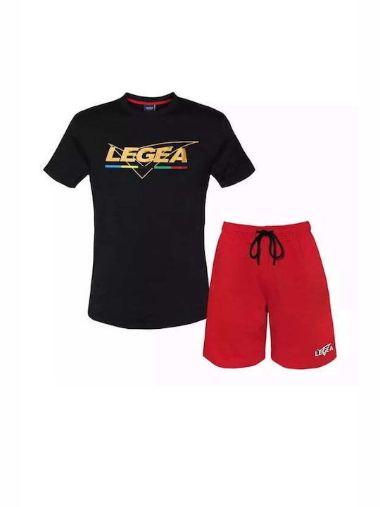 Legea Kids Clothing Set with Shorts with Shorts 2pcs Black/red