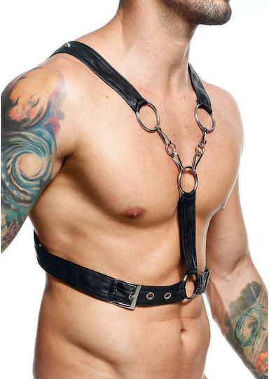 MOB Erotic Wear Ανδρικό Harness Μαύρο
