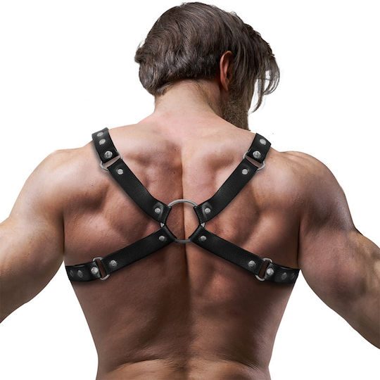 Fetish Submissive Ανδρικό Harness Μαύρο