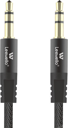 Leewello Leewello 3.5mm Jack Cable - 3.5mm Male to 3.5mm Male Black Length 2m