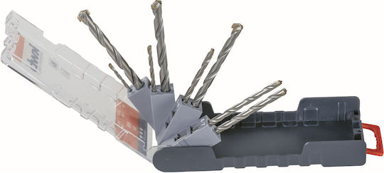 KWB Set of 8 Diamond Drills Carbide with Cylindrical Shank for Metal, Glass and Tiles