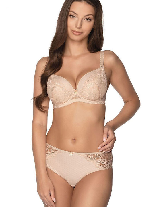 Gaia Push Up Bra Beige