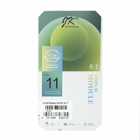 O ecran cu Mecanism Tactil pentru Apple iPhone 11 (Negru)