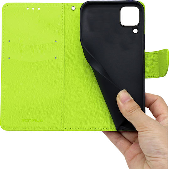 Sonique Trend Back Cover Δερματίνης Navy Μπλε (Huawei P40 Lite)