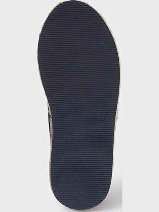 Kids Espradrilles with Hoop & Loop Closure Navy Blue