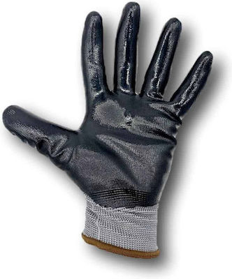 Cresman Gloves for Work Gray Nitrile 1pcs