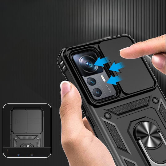 Back Cover Μεταλλικό Μαύρο (Xiaomi 12T / 12T Pro)