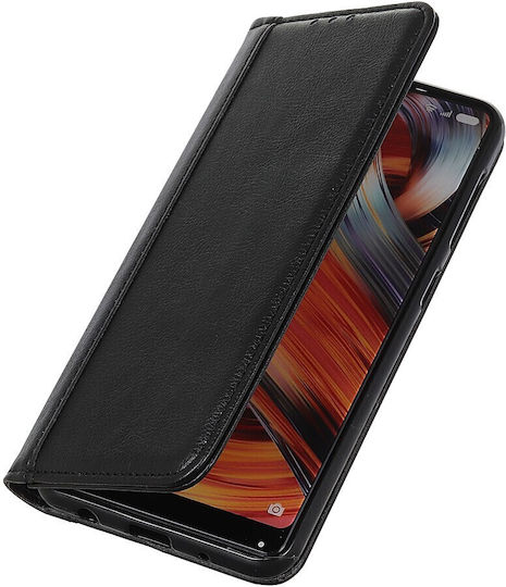 Brieftasche Leder / Silikon Schwarz (Xperia 5 V)