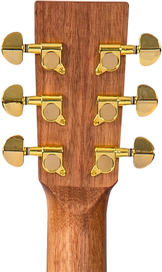 Vintage Semi-Akustik Gitarre Traveler Gold