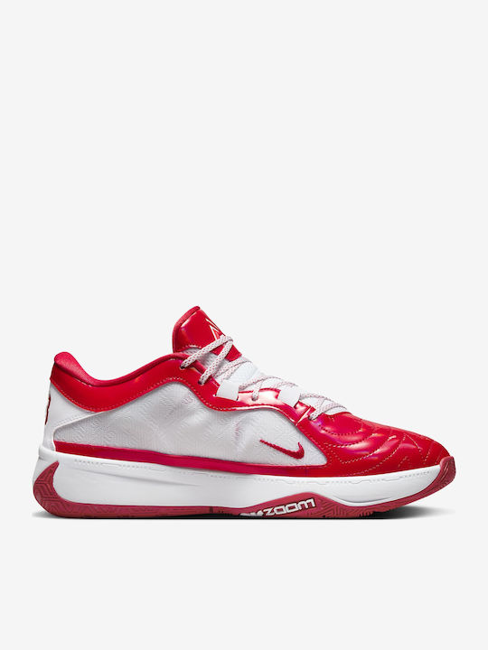 Giannis Freak 5 All-Star "Thanasis Thanks For Sharing" Χαμηλά Μπασκετικά Παπούτσια University Red / Bright Crimson / Λευκό