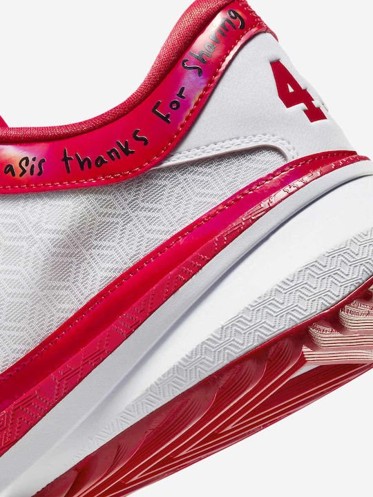 Giannis Freak 5 All-Star "Thanasis Thanks For Sharing" Χαμηλά Μπασκετικά Παπούτσια University Red / Bright Crimson / Λευκό