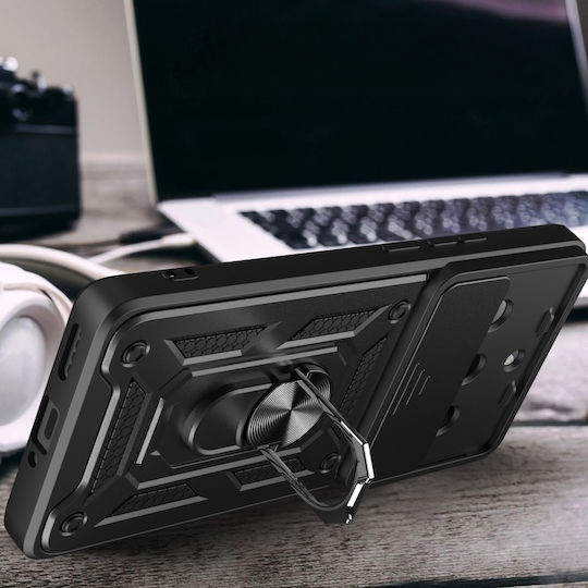Back Cover Metalic Negru (Realme 11 Pro / 11 Pro+)