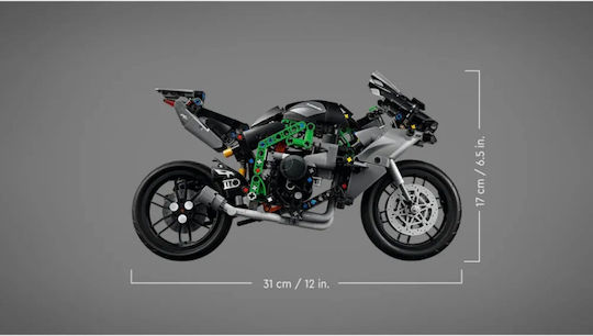 LEGO Technic Kawasaki Ninja H2r Motorcycle for 10+ Years 643 Pieces