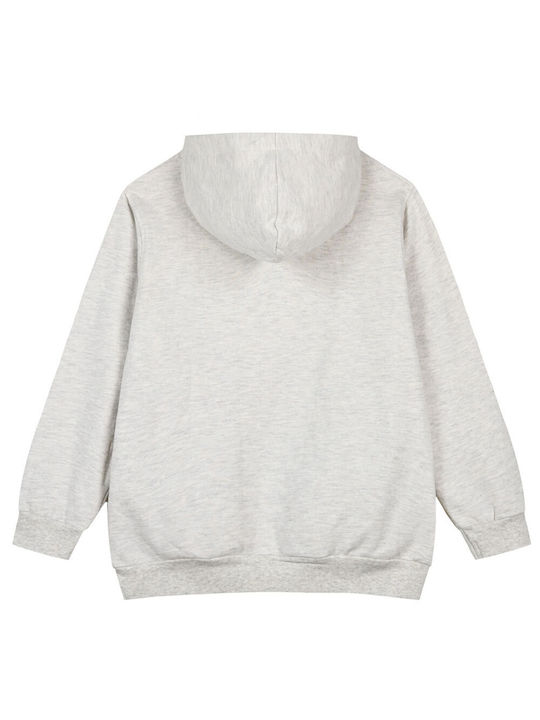 Energiers Kids Sweatshirt with Hood and Pocket Beige