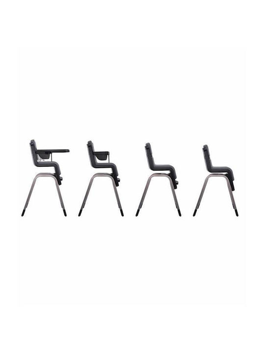 Nuna Zaaz Highchair with Plastic Frame & Plastic Seat Gray