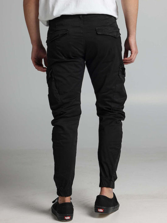 Cosi Jeans Pantaloni pentru bărbați Cargo cu Croială Slim Black