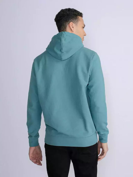 Petrol Industries Men's Sweatshirt with Hood and Pockets Blue