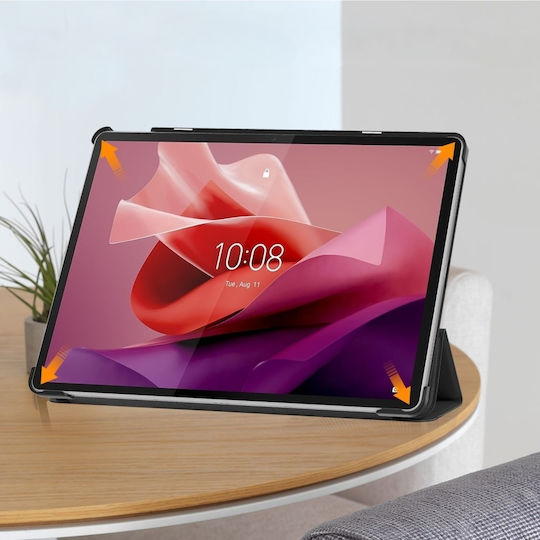 Flip Cover Ανθεκτική Μαύρη (Lenovo Tab P12)