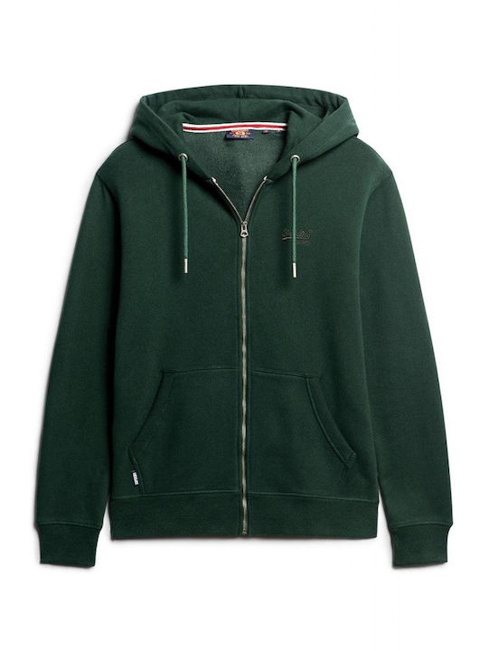 Sweatshirt with Hood Green (forest Green)