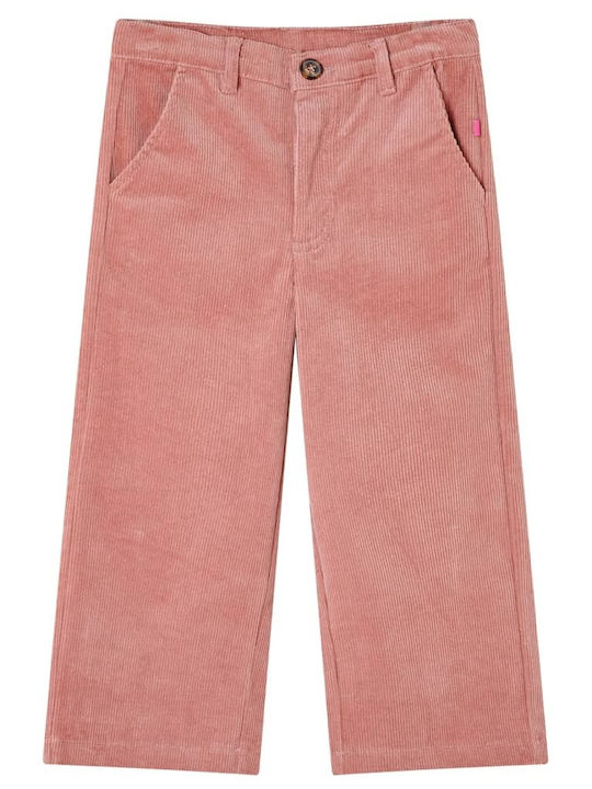 vidaXL Kids Corduroy Trousers Ρόζ