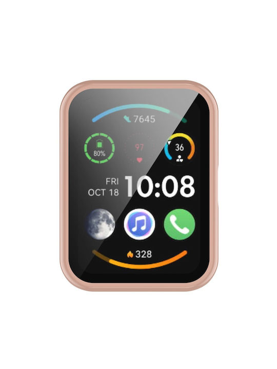 Πλαστική Θήκη σε Ροζ χρώμα για το Huawei Watch Fit / Fit SE