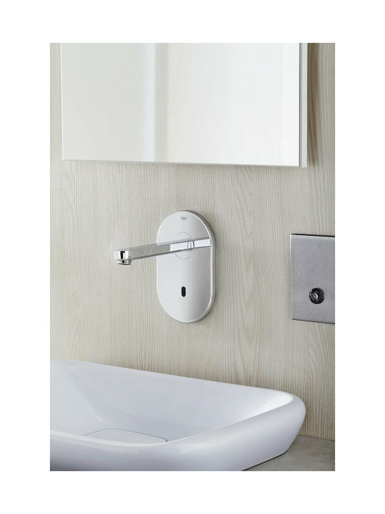 Grohe Euroeco Cosmo Built-In Tap for Bathroom Sink Silver