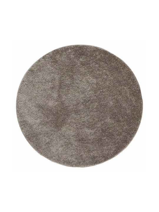 vidaXL Rug Round Grey