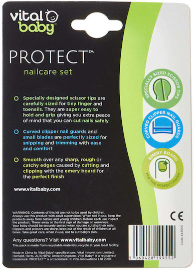 Vital Baby Комплект за Грижа за Ноктите на Бебето Nail Care Kit Бял 1бр