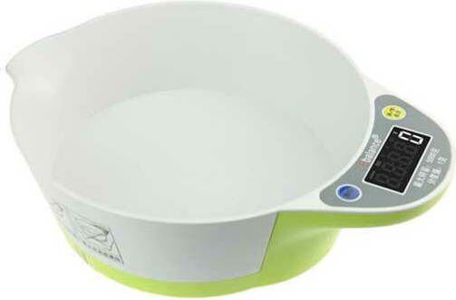 Digital Kitchen Scale Up To 5kg Green