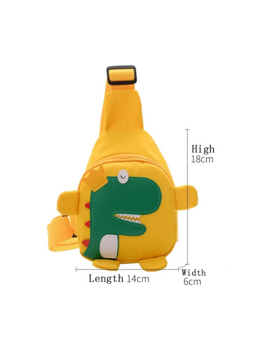 Kids Bag Backpack Yellow 14cmx6cmx18cmcm