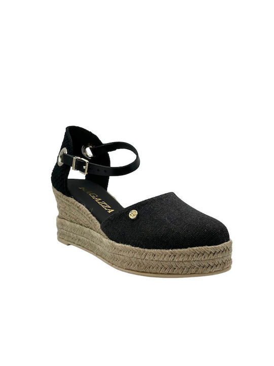 Ragazza Anatomice Platforme dama în stil espadrile Negre