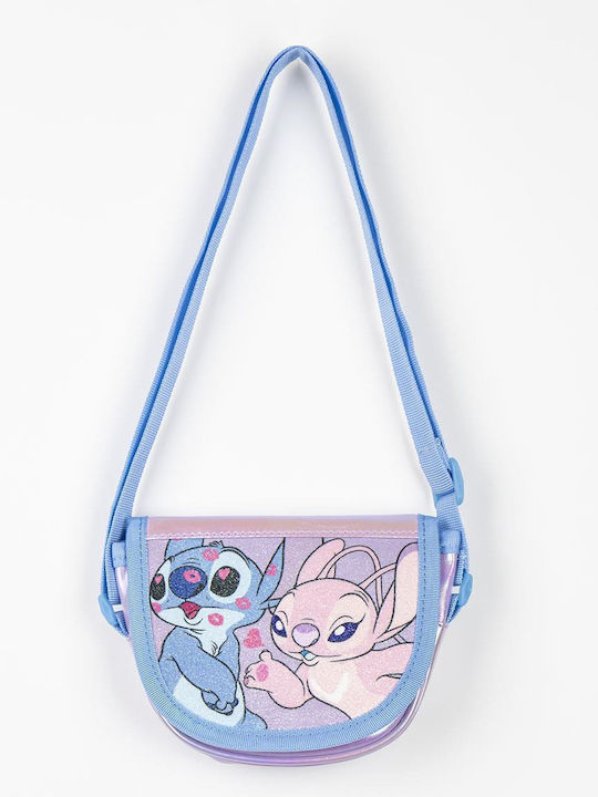 Cerda Stitch Παιδική Τσάντα Ώμου Γαλάζια 15x4x12εκ.