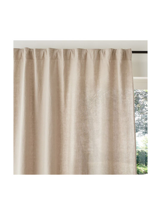 La Redoute Interieurs Κουρτίνα mit Bleistiftfalten Beige 350339878_6457_79 300x140cm