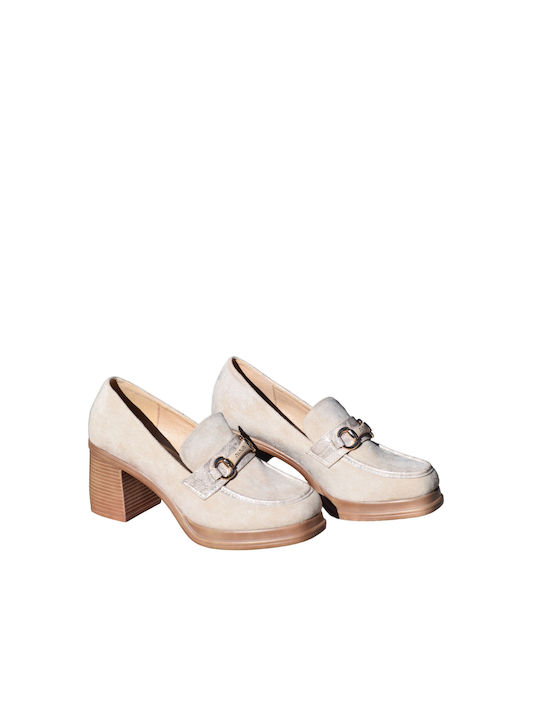 Sergio Todzi Pumps mit mittelhohem Absatz Beige