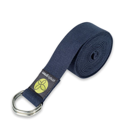 Simply Green Yoga Belt in Blue Color