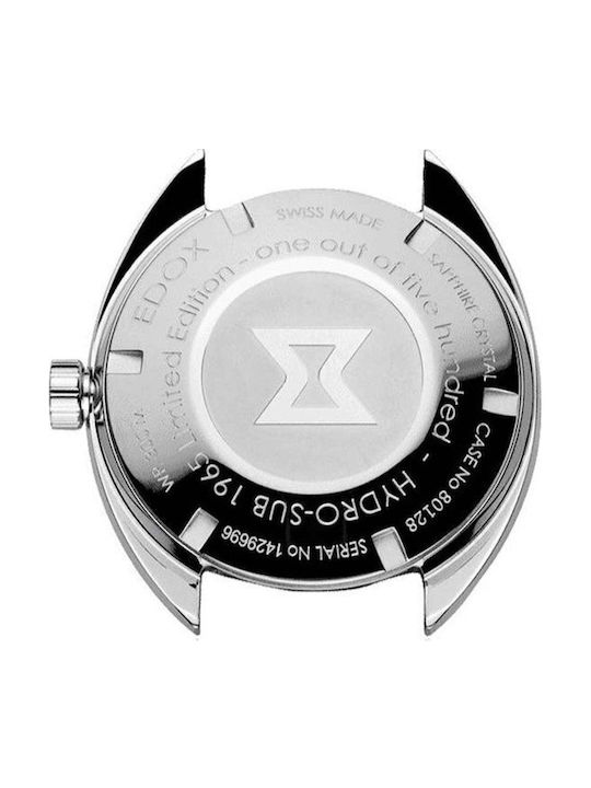 Edox Hydro-sub Ρολόι Αυτόματο με Μεταλλικό Μπρασελέ Edox Hydro-sub Ρολόι Αυτόματο με Μεταλλικό Μπρασελέ