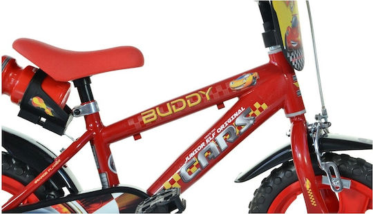 Dino Bikes Cars 12" Kinder Fahrrad BMX Rot