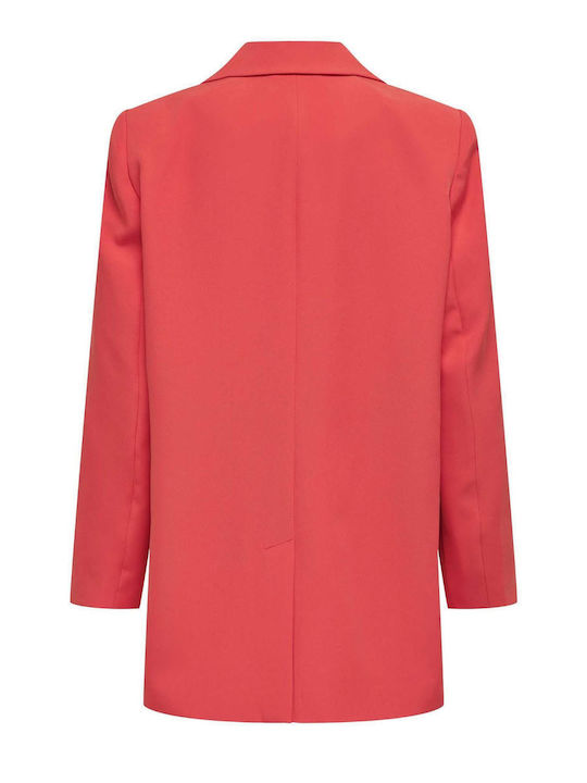 Only Women's Blazer Berry