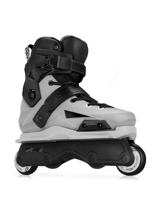 Spokey Adult/Kids Inline Rollers Gray