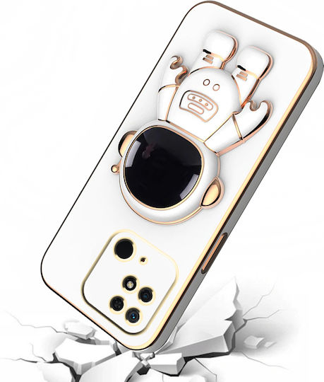 Back Cover Σιλικόνης Λευκό (Redmi 10C)