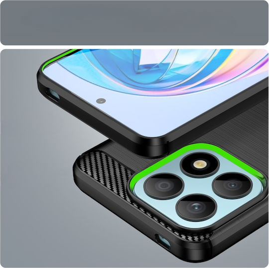 Back Cover Plastic / Silicon Negru (Honor X8a)