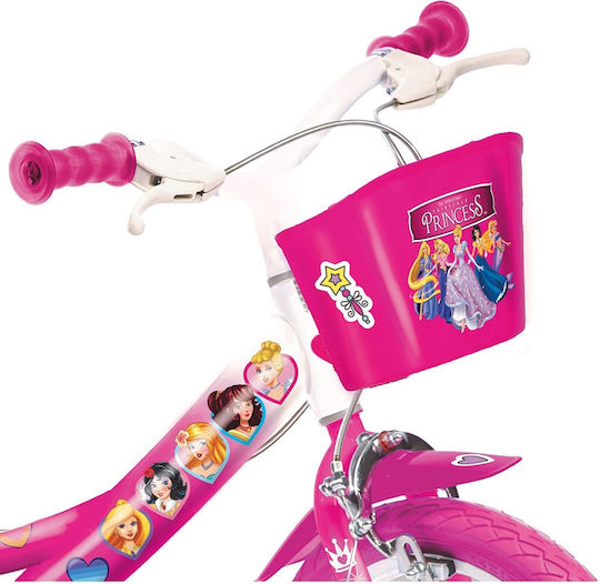 Dino Bikes Princess 14" Bicicletă pentru copii BMX Roz
