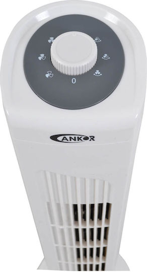 Ankor Ventilator Turm 45W Weiß