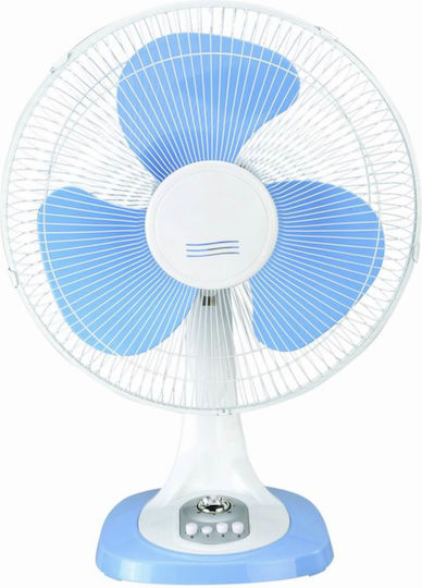 Silver FT40-10 Tischventilator 50W Lüfterdurchmesser 40cm Silber