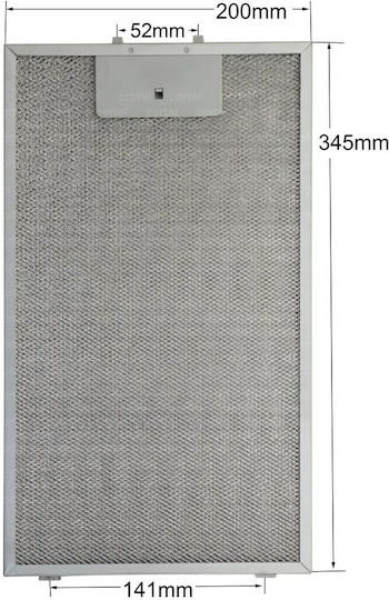 Bosch 0 Replacement Filter Vent Hood Compatible with Bosch 26.5x38.8cm