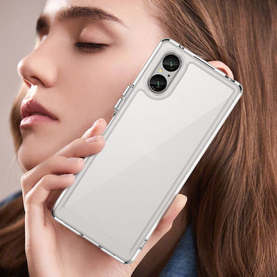 Umschlag Rückseite Silikon Transparent (Xperia 5 V)