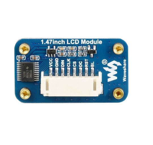 Waveshare Rounded Οθόνη LCD 1.47"