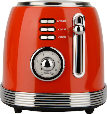 Zilan Toaster 2 Slots 850W Red