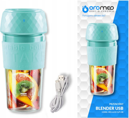 Oromed Oro-Juicer Mixer mit Glas Kanäta 200 ml Hellblau