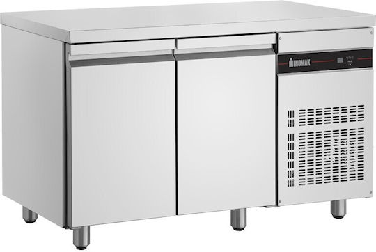 Inomak Commercial Refrigerator with 2 Doors L134.2xD70xH87.3cm